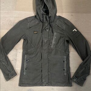 G-Star Olive Hooded Jacket